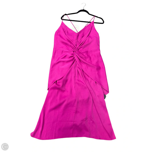Dress Party Midi By Target-designer In Pink, Size: 18