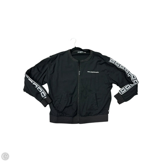 Sweatshirt Designer By Karl Lagerfeld In Black, Size: M