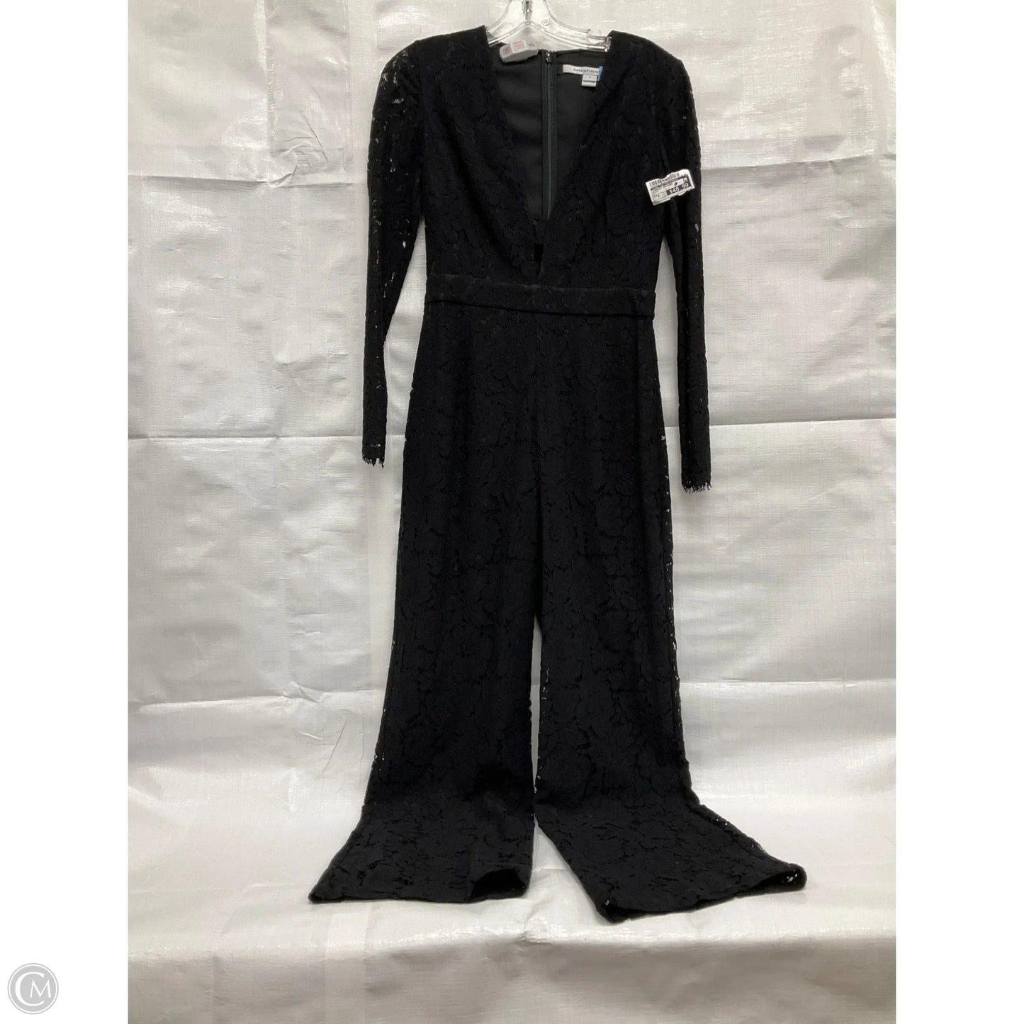 Jumpsuit Designer By Diane Von Furstenberg In Black, Size: 2
