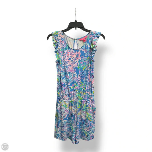 Romper Designer By Lilly Pulitzer In Blue, Size: S