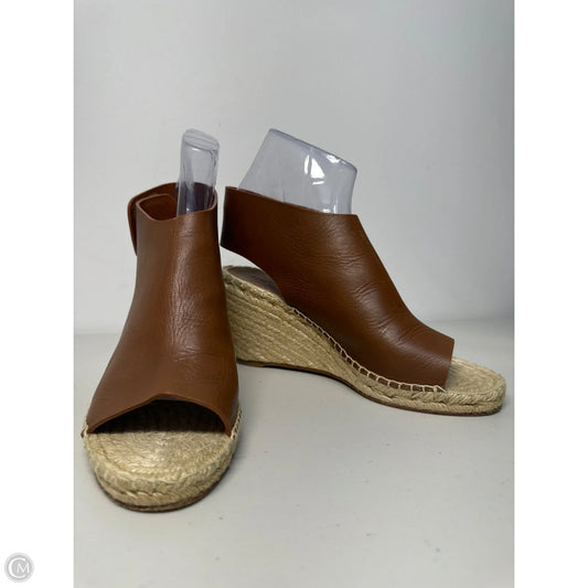 Sandals Luxury Designer By Celine In Brown, Size: 8.5