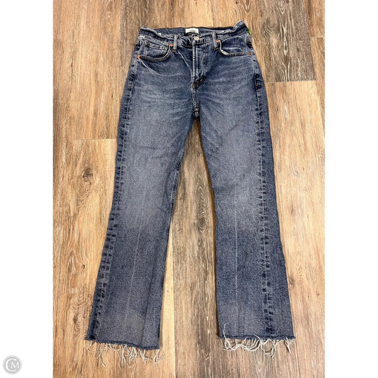 Jeans Straight Designer By Citizens Of Humanity In Blue Denim, Size: 1/25