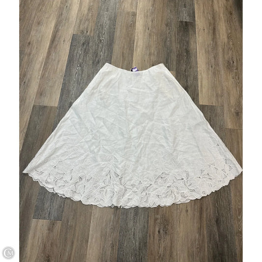 Skirt Designer By Lafayette 148 In White, Size: 12