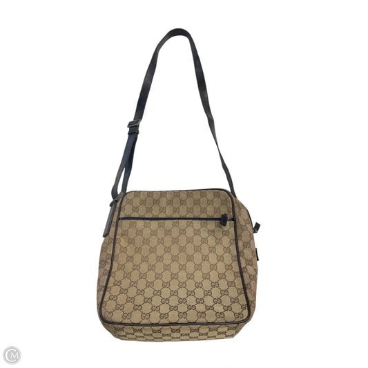 Crossbody Luxury Designer By Gucci, Size: Large