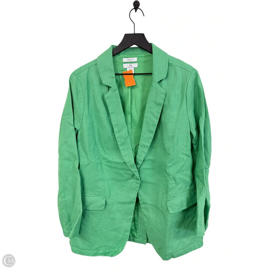 Blazer Designer By Halston In Green, Size: M