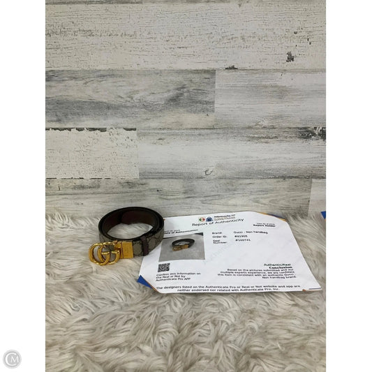 Belt Luxury Designer By Gucci, Size: Medium