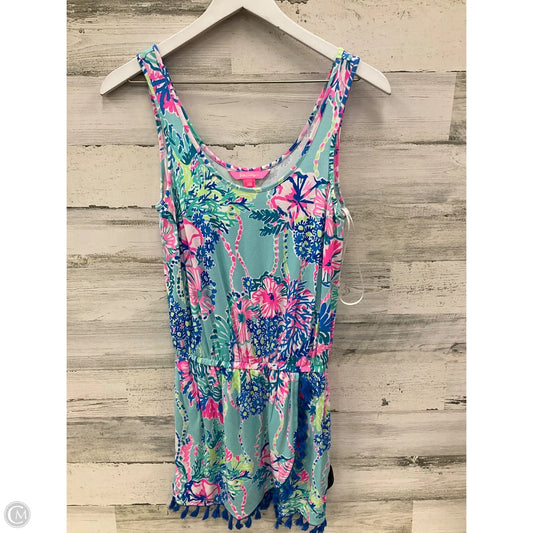 Romper Designer By Lilly Pulitzer In Tropical Print, Size: Xs