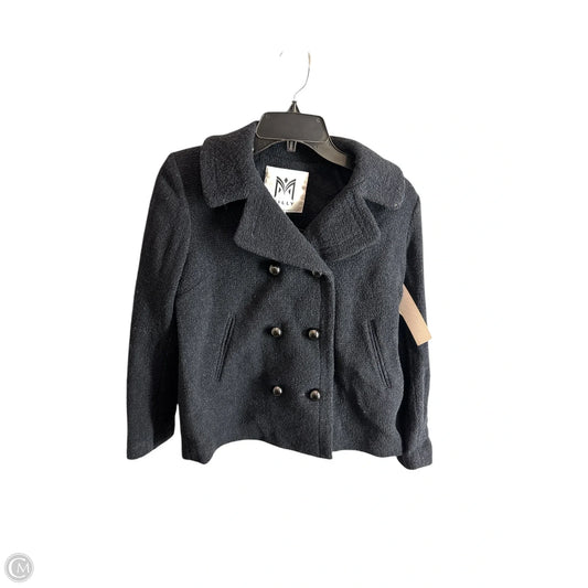 Coat Designer By Milly In Navy, Size: 0
