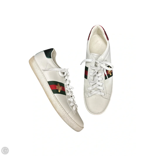 Shoes Luxury Designer By Gucci In White