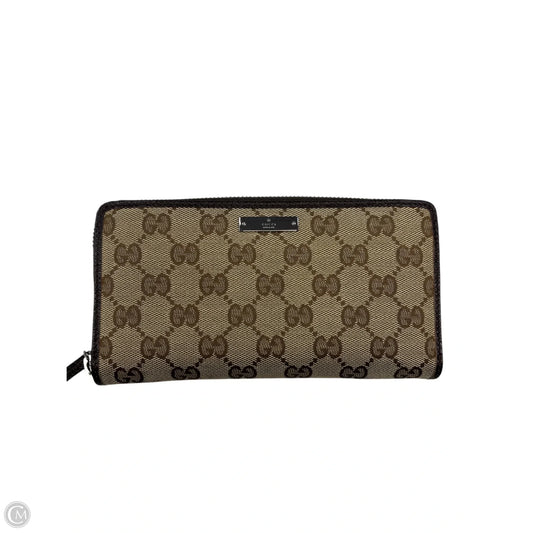 Wallet Luxury Designer By Gucci, Size: Large