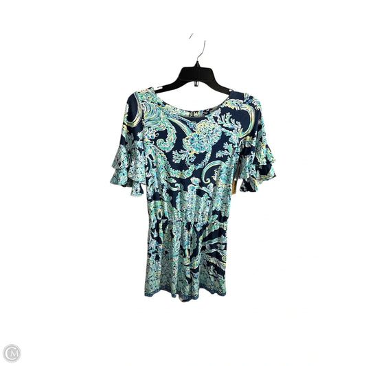 Romper Designer By Lilly Pulitzer In Blue, Size: Xs