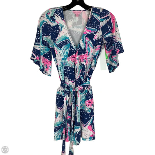 Romper Designer By Lilly Pulitzer In Blue, Size: Xxs