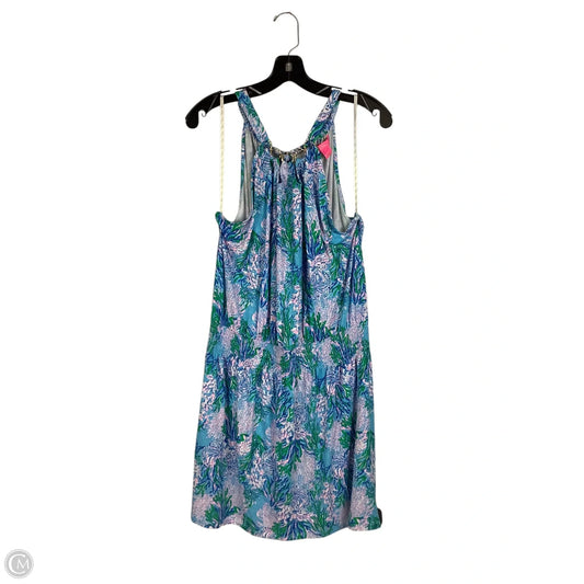 Romper Designer By Lilly Pulitzer In Blue & Green, Size: L