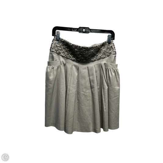Skirt Designer By Alice + Olivia In Grey, Size: 2