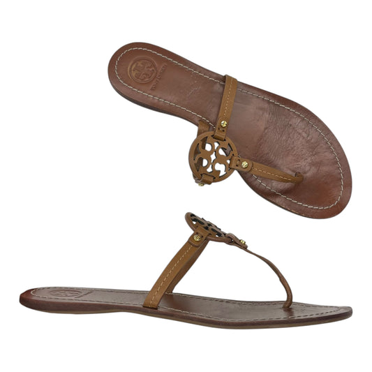 Sandals Designer By Tory Burch In Brown, Size:7.5