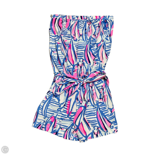 Romper Designer By Lilly Pulitzer In Nautical Print, Size: Xxs
