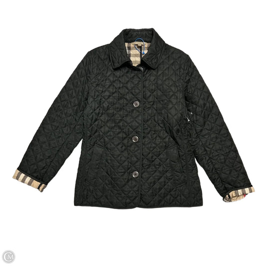 Jacket Luxury Designer By Burberry In Black, Size: Xl