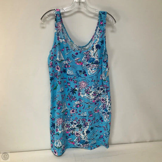 Dress Designer By Lilly Pulitzer In Blue, Size: L
