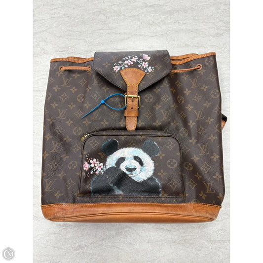 Backpack Luxury Designer By Louis Vuitton, Size: Large