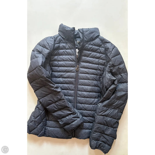 Coat Designer By Michael Kors In Blue, Size: L