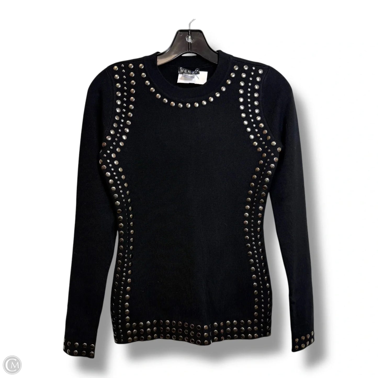 Top Long Sleeve Basic By Venus In Black, Size: Xs