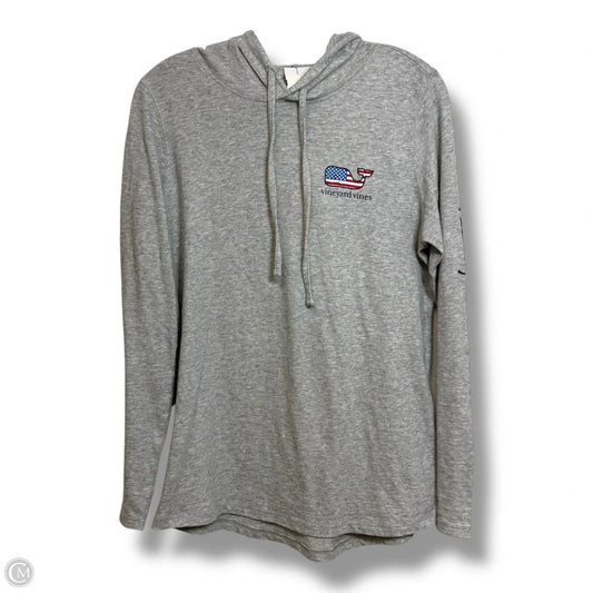 Top Long Sleeve By Vineyard Vines In Grey, Size: Xs