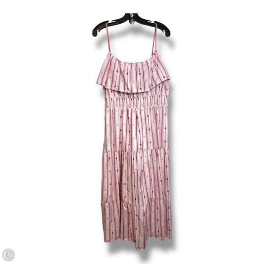 Dress Casual Maxi By Loft In Striped Pattern, Size: Xl