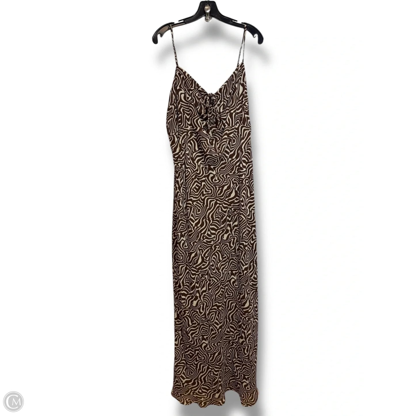 Dress Casual Maxi By Abercrombie And Fitch In Animal Print, Size: Xl