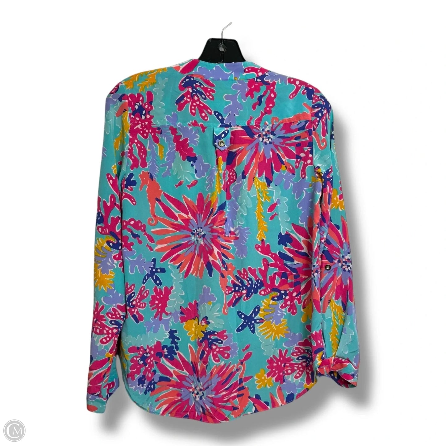 Top Long Sleeve Designer By Lilly Pulitzer In Pink, Size: Xs