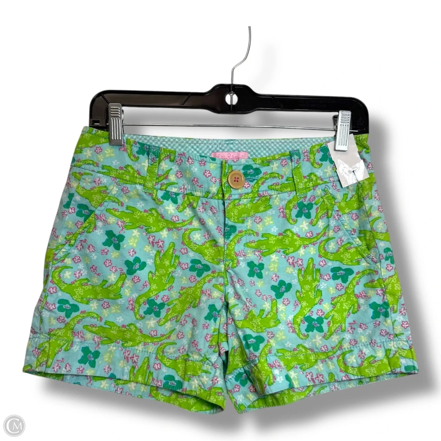 Shorts Designer By Lilly Pulitzer In Green, Size: 0