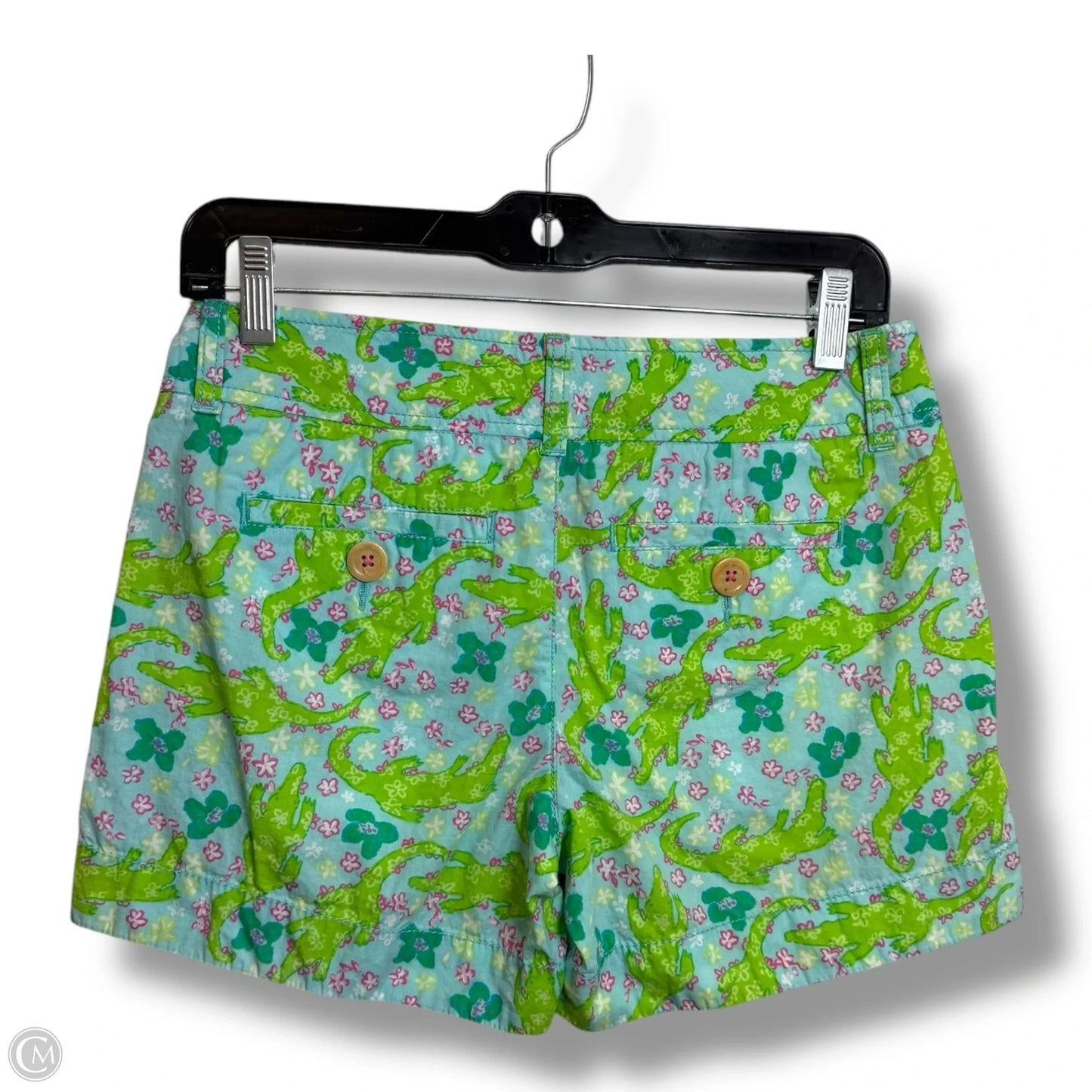 Shorts Designer By Lilly Pulitzer In Green, Size: 0