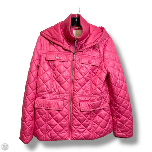 Coat Designer By Kate Spade In Pink, Size: L