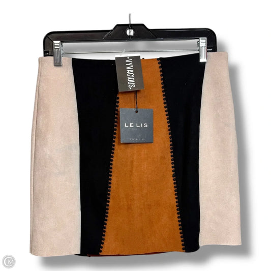 Skirt Mini & Short By Le Lis In Beige, Size: L