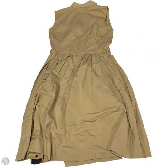 Dress Designer By Oscar De La Renta In Tan, Size: S