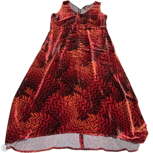 Dress Designer By Johnny Was In Orange & Pink, Size: S