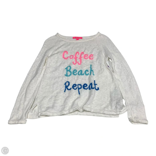 Sweater Designer By Lilly Pulitzer In White, Size: S