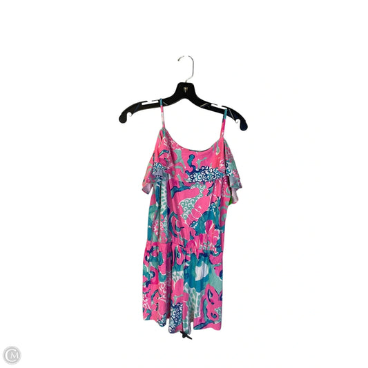 Romper Designer By Lilly Pulitzer In Pink, Size: S