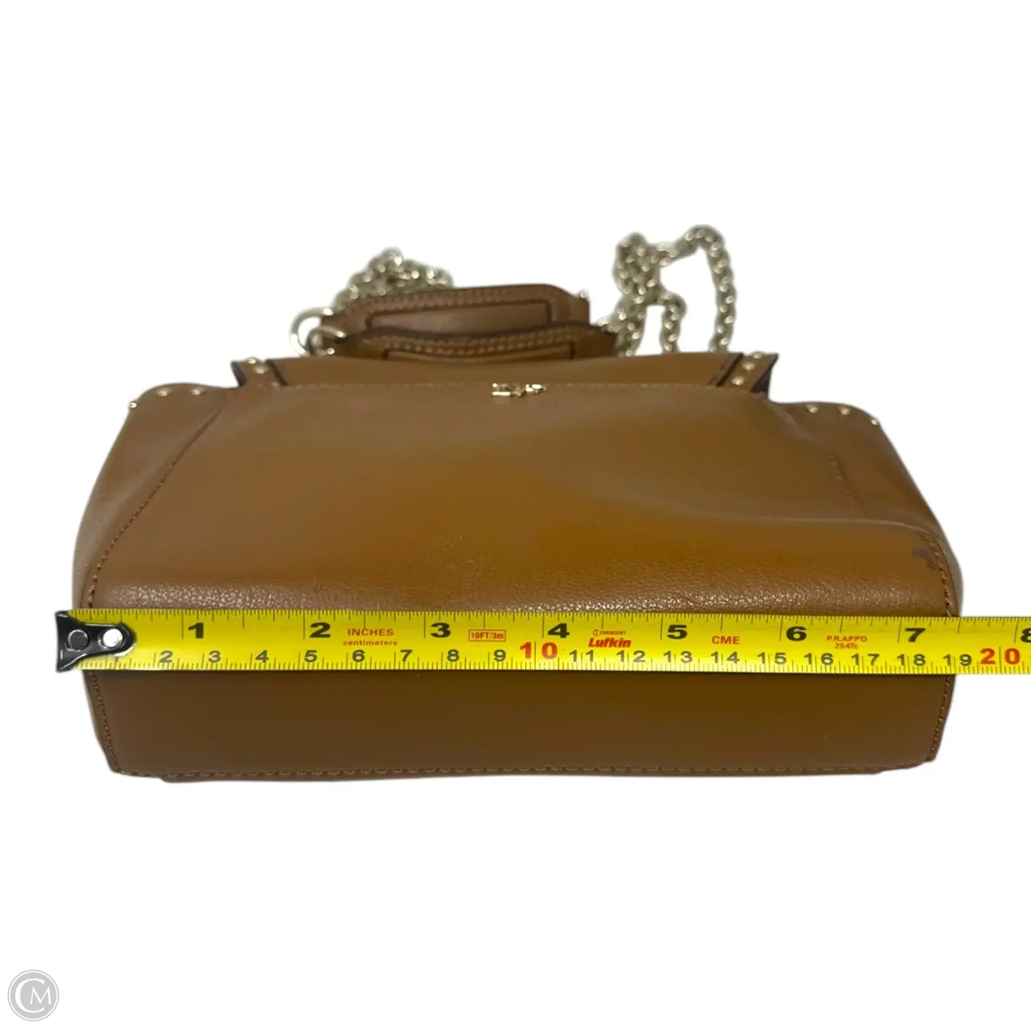 440 Mini Faceted Stud Leather Crossbody Bag Designer By Diane Von Furstenberg, Size: Small