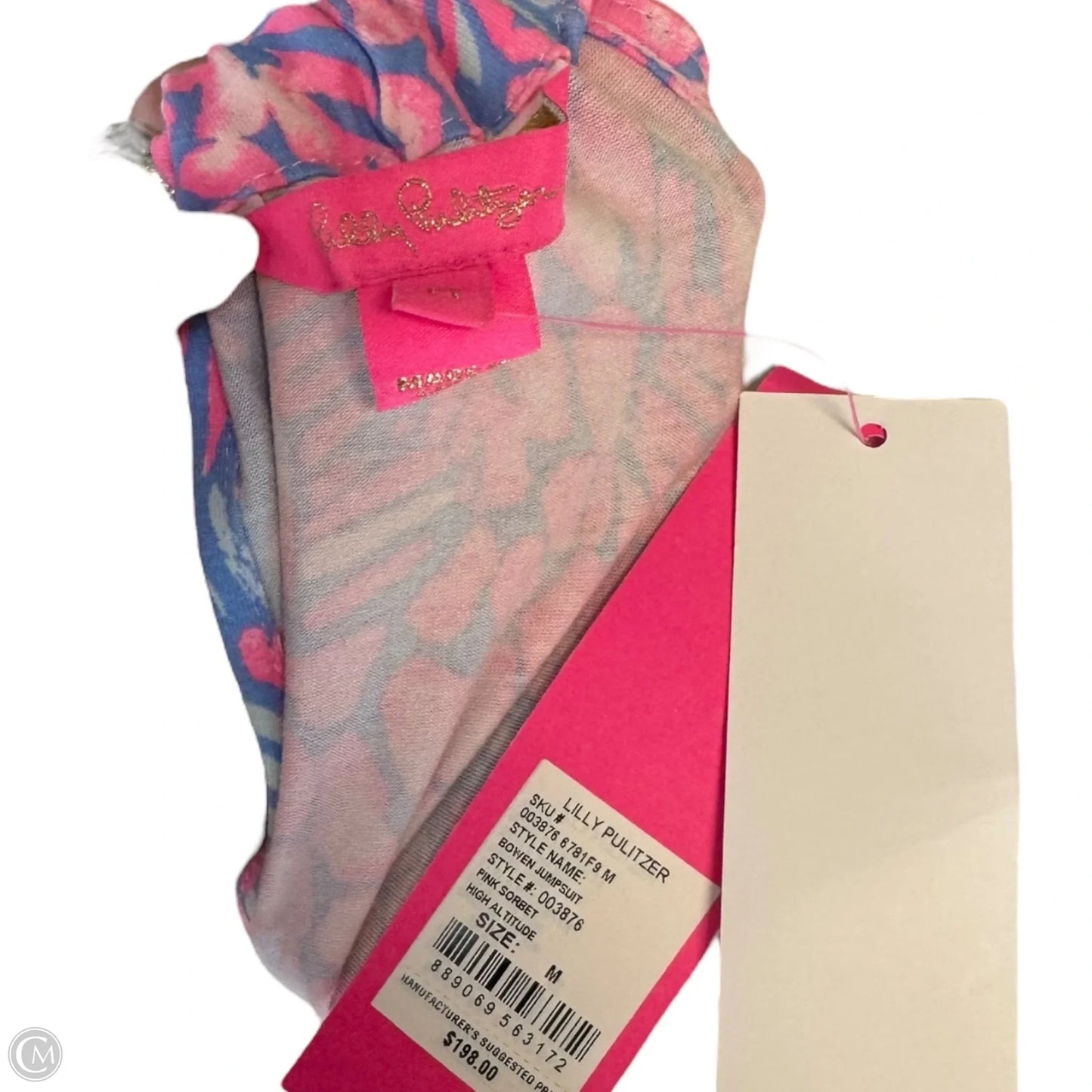 Bowen Jumpsuit Designer By Lilly Pulitzer In Pink, Size: M