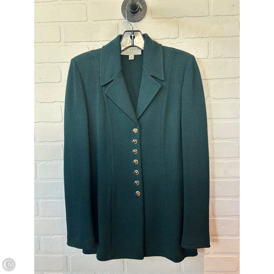 Blazer Designer By St John Collection In Green, Size: S