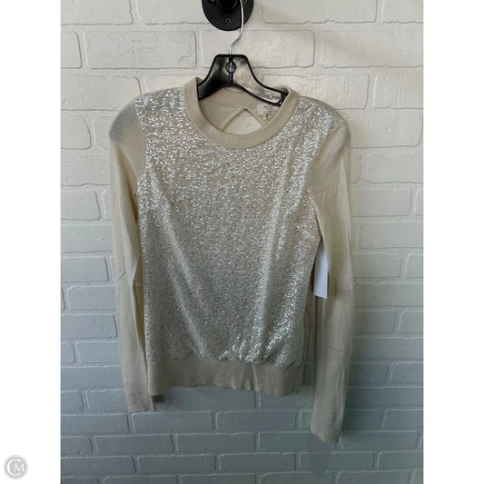Sweater Designer By Kate Spade In Cream, Size: Xs