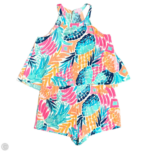 Romper Designer By Lilly Pulitzer In Multi-colored, Size: S