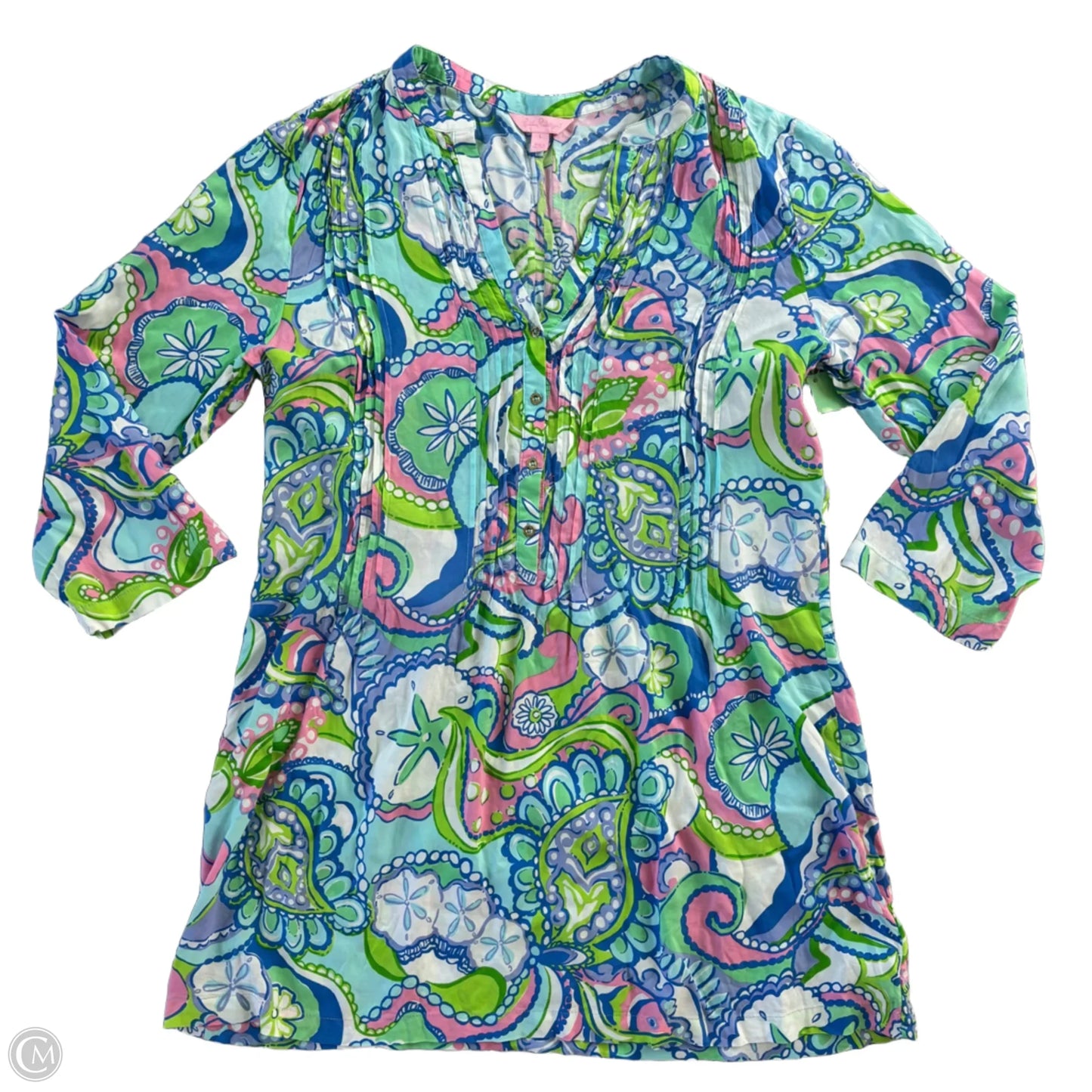 Tunic Designer By Lilly Pulitzer In Multi-colored, Size: L