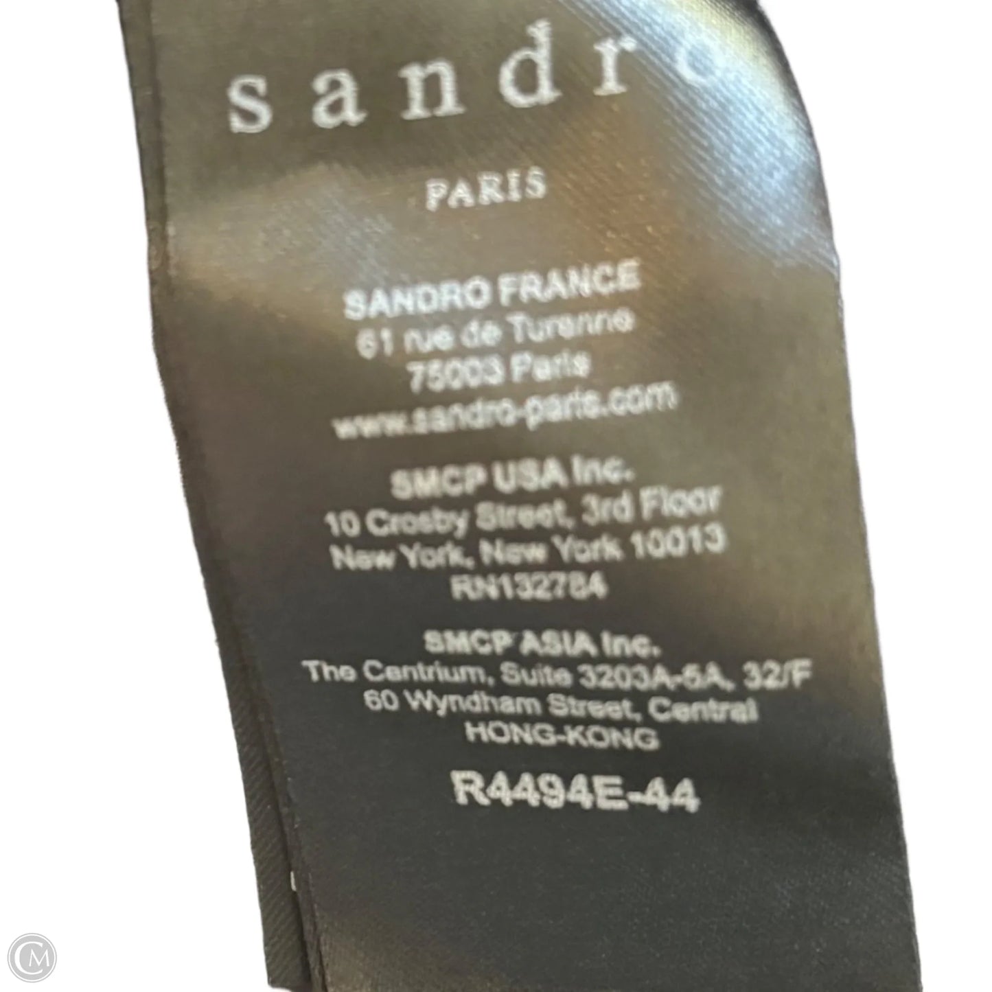 Dress Designer By Sandro In Navy, Size: S