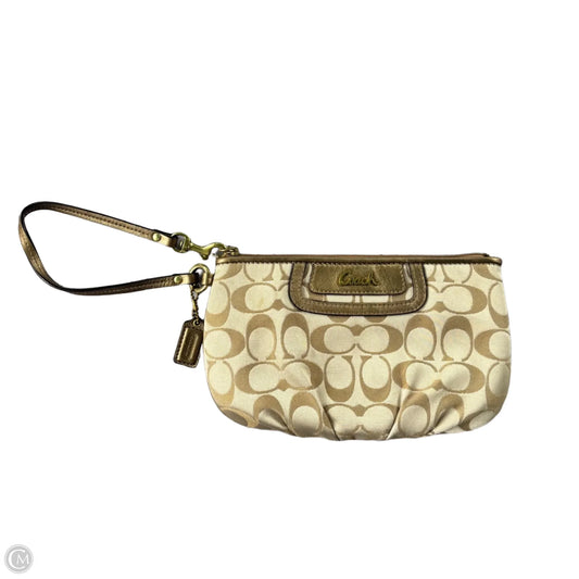 Wristlet Designer By Coach, Size: Medium