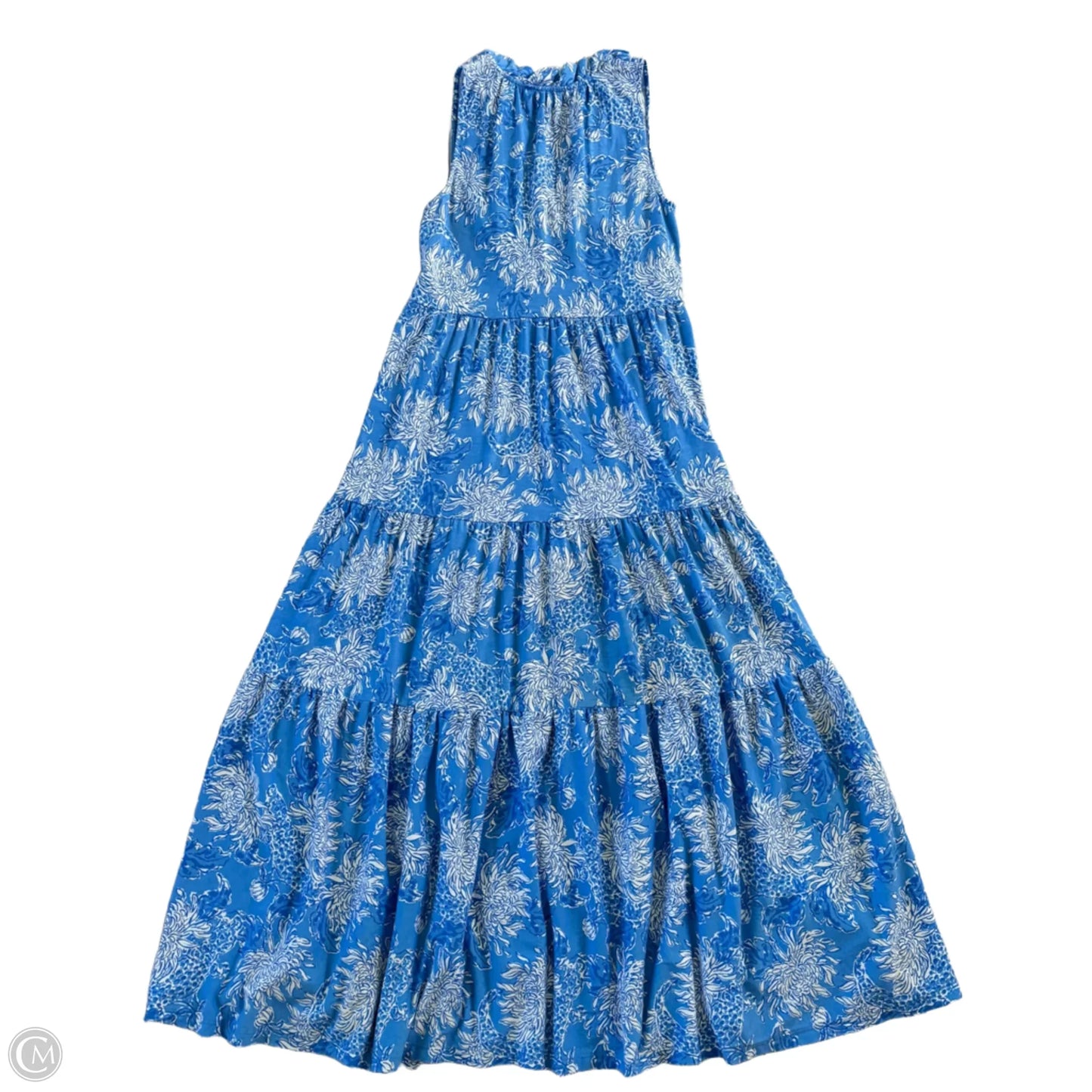 Dress Designer By Lilly Pulitzer In Blue & White, Size: Xs