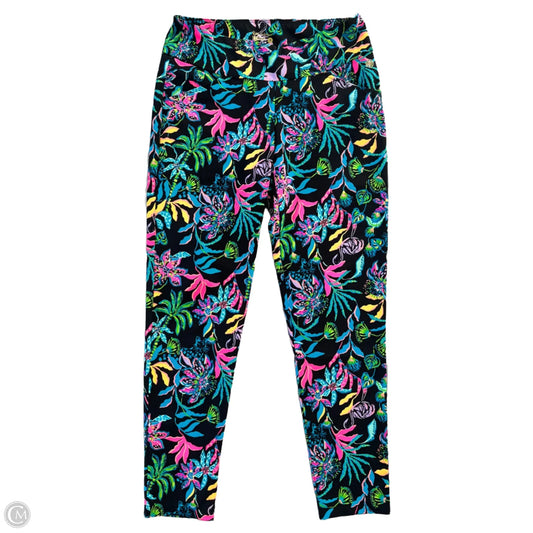 Pants Designer By Lilly Pulitzer In Floral Print, Size: 4