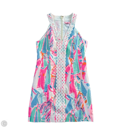 Dress Designer By Lilly Pulitzer In Blue & Pink, Size: M