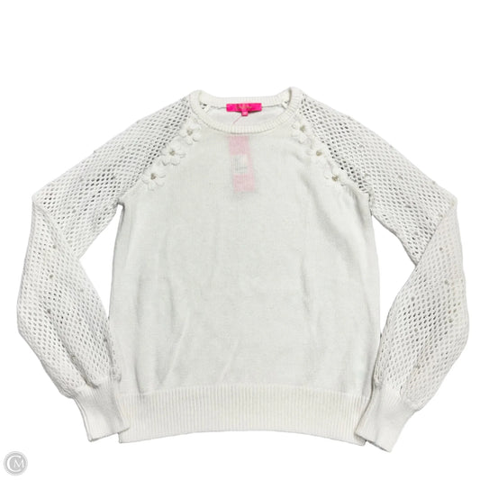 Sweater Designer By Lilly Pulitzer In White, Size: S