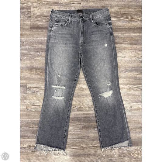 Jeans Designer By Mother Jeans In Grey Denim, Size: 10